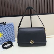 2026新款tb女包Charlie牛皮邮差包时尚单肩斜挎包小方包