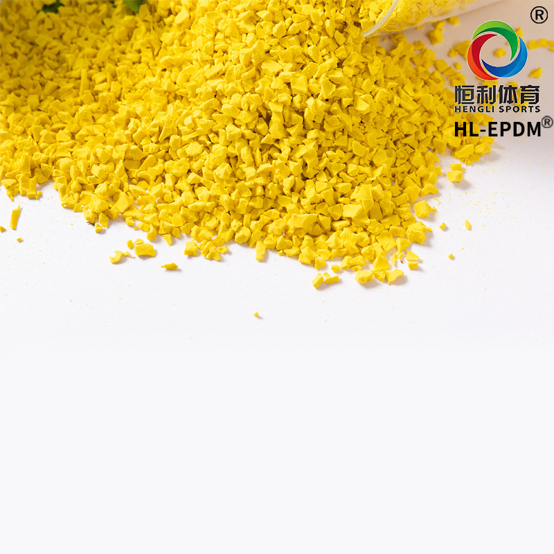 epdm橡胶颗粒塑胶彩色室外地胶跑道幼儿园篮学校球场地面材料批发