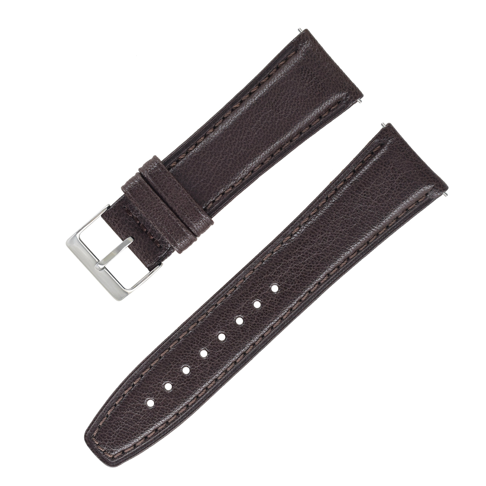 H-002-A-K Goatskin, Steel Buckle-Brown.jpg