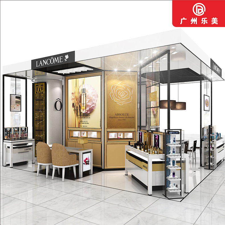 彩妆化妆品展示柜产品展柜美容院货架店面护肤品展示架陈列架多层