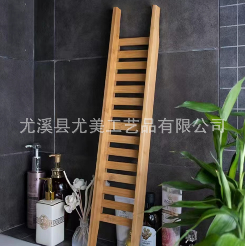 Estante de baño multifuncional Estante de baño de madera Estante de almacenamiento de baño Estante de decoración de baño de familia