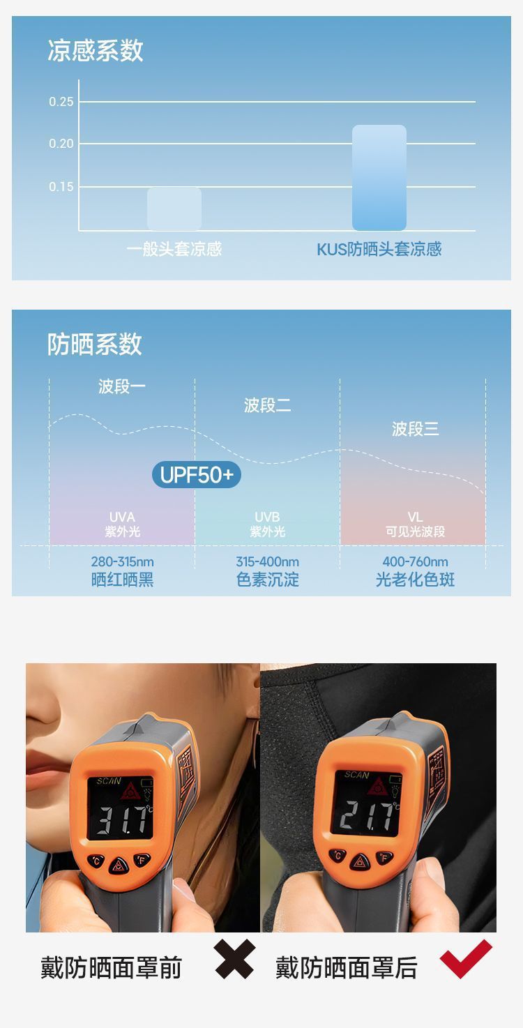 护颈冰丝头套