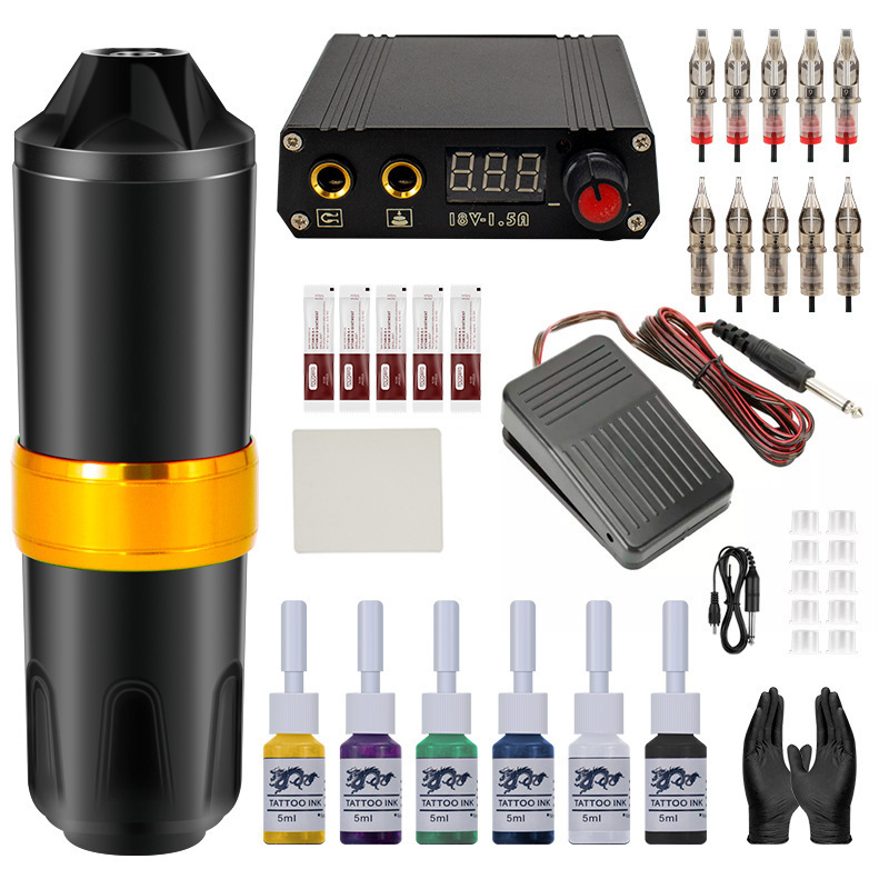 New Rocket Tattoo Equipment Lishen Motor Machine Set Tattoo Pen Set Tattoo Beginner Tattoo Machine Set New Rocket Tattoo Equipment Lishen Motor Machine Set Tattoo Pen Set Tattoo Beginner Tattoo Machine Set