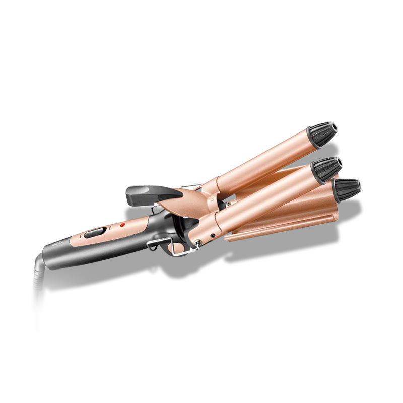 Rizador de Pelo Kemei KM-1010A para Comercio Transfronterizo, Rizador de Pelo de Tres Barriles para Ondas Grandes y Rizos Tipo Huevo image 6