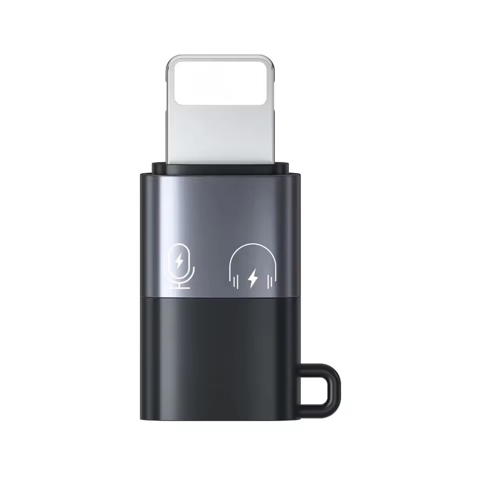 Adaptador de Apple aplicable convertidor OTG micrófono inalámbrico Typec a auriculares accesorios para teléfonos móviles adaptador PD