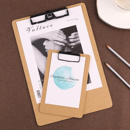 Springfield A4 fiber writing board clip menu splint folder clipboard folder 8K drawing board A3 sketch pad