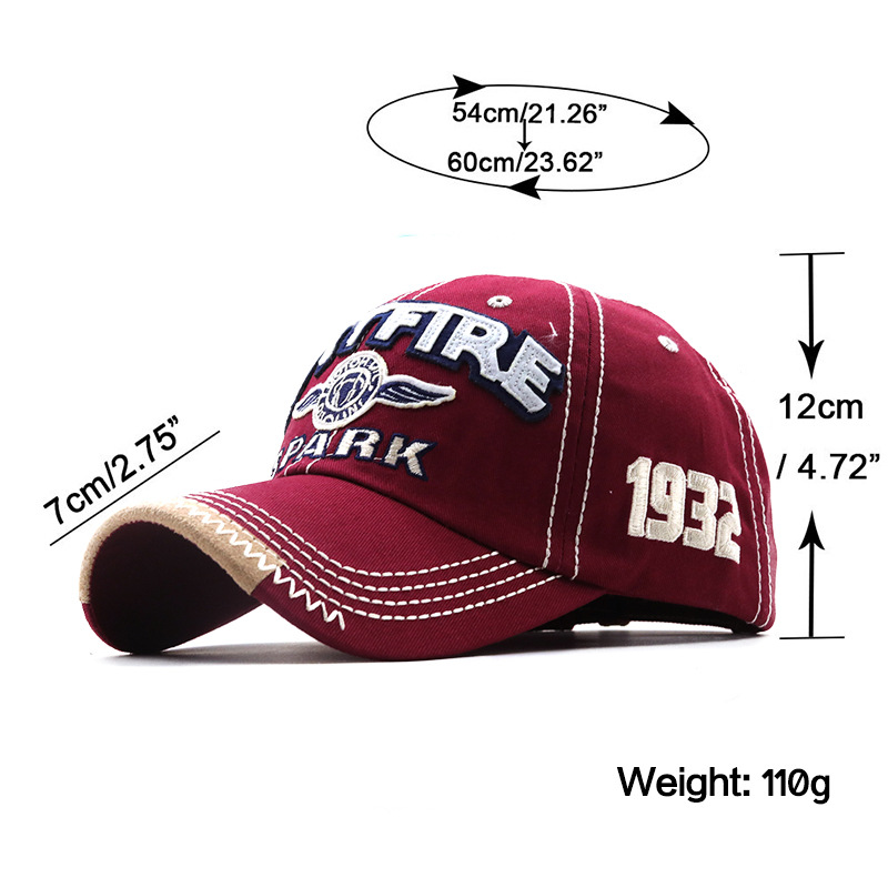 Vente En Gros Casquette De Baseball Brodée De Lettres En Coton Nihaojewelry display picture 16