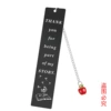 SQD012 Bookmark is single -sided bright black