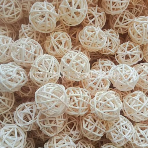 3/centimeter Aromatherapy Ball Parrot Interaction Entertainment Toy Natural Plant Handmade Decorated Ball Accessory