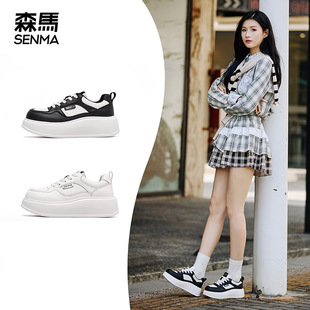 ɭ�R��װ�ЬŮ2025�¿��＾Ƥ��ƴ��͸�����߸߼���С��Ь���eЬ