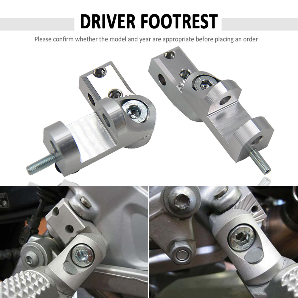 Suitable for BMW R1200GS Kawasaki and other motorcycle modified accessories pedal to lower the foot support foot nail