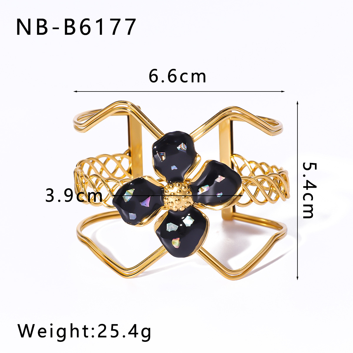 Women's Gender Casual Elegant Lady Flower Butterfly 304 Stainless Steel Bangle In Bulk