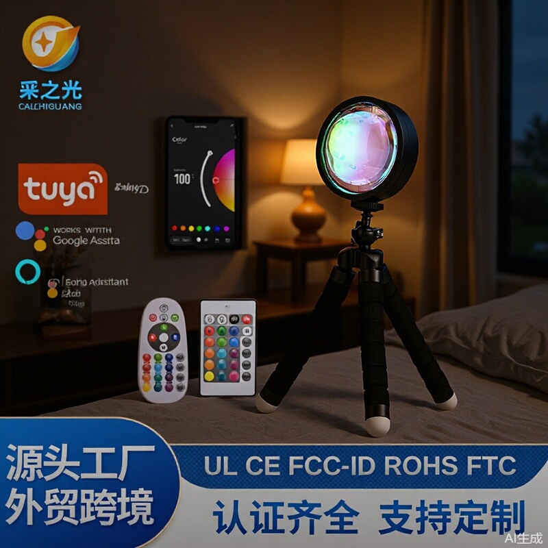Sunset Light Sunset Light Rainbow Seven Color Projection Light Internet Red Creative USB Live Background Atmosphere Light Sunset Light Sunset Light Rainbow Seven Color Projection Light Internet Red Creative USB Live Background Atmosphere Light