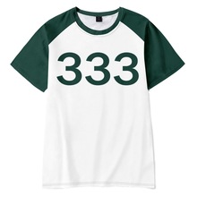 2024跨境速卖通新上映韩剧同款纯色运动夏季宽松时尚男女短袖T恤