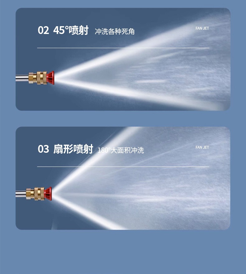 Wireless High-Pressure Water Gun Electric Car Washing Machine Flower Watering Car Washing Machine Household Rechargeable Lithium Battery Car Washing Gun Factory Direct Sale