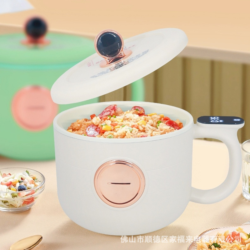 国境を越えたミニ炊飯器電気調理器多機能オールインワンポット学生寮麺調理小型電気調理器家庭用電気鍋|undefined