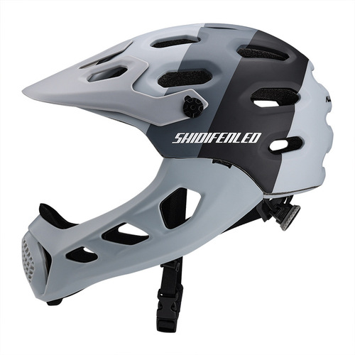 New mountain bike off-road helmet full-face extreme sports safety helmet unisex with detachable chin strap