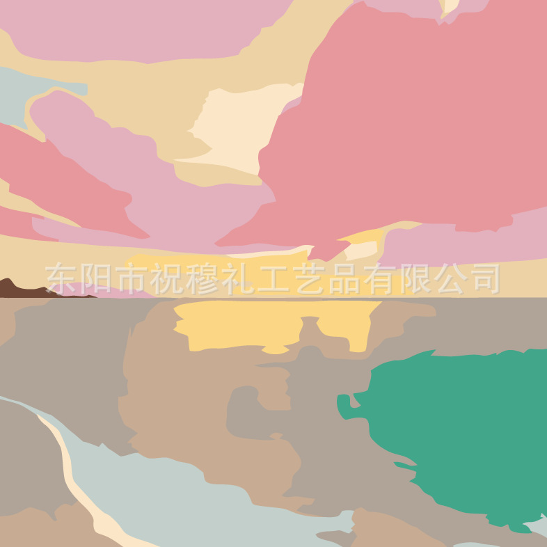 DIY digital pintura al óleo tulipán hecho a mano paisaje color pintura estudiante niños educativos color pintura relleno pintura al por mayor