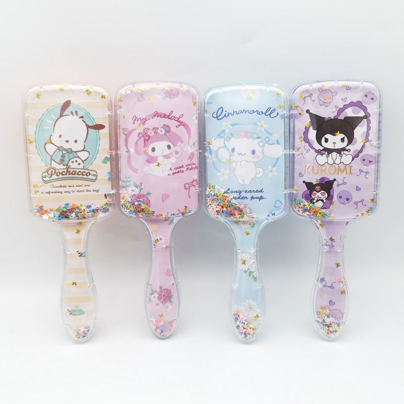 Transfronterizos Labubu Airbag Pein de dibujos animados de alto valor facial Labubu Sand Moving Sequin Pein de pelo Pein de masaje Airbag Pein Comercio Exterior