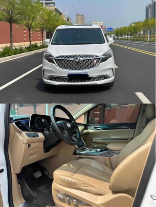 Car-Mounted Armrest Refrigerator Suitable for the Gasoline Version of the Buick Gl8/653T Business Vehicle, Desert Yellow Car Refrigerator