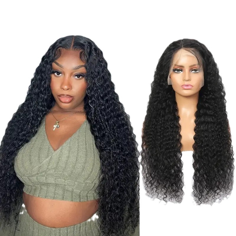 Perruques tendance à lace front et boucles serrées, style acier, extensions de cheveux d'exportation_voghion.com