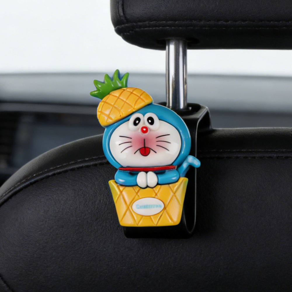 Gancho trasero del automóvil Gancho del respaldo del asiento multifuncional Gancho del automóvil del automóvil Gancho pequeño del automóvil Gancho del asiento de dibujos animados