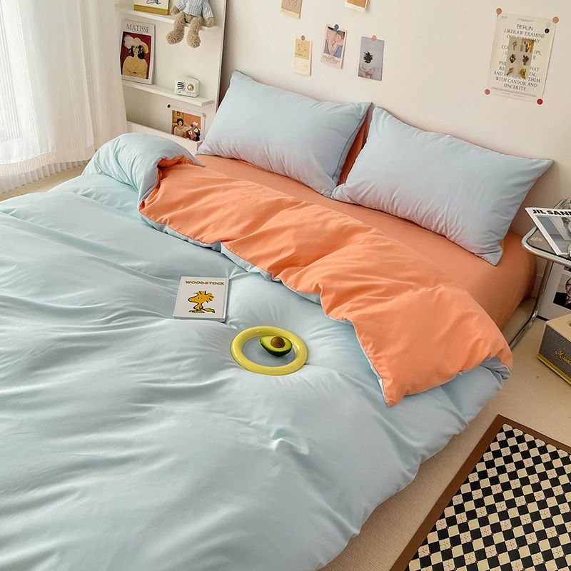 Bedspread, duvet cover, sheet, pillow for students, set, bedding, full set