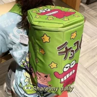 Umi Все Может Милый Маленький Школьный Мелок Маленький Новый Крокодил Печенье Коробка Рюкзак Верхнее Открытие Молния Сумка Школьный