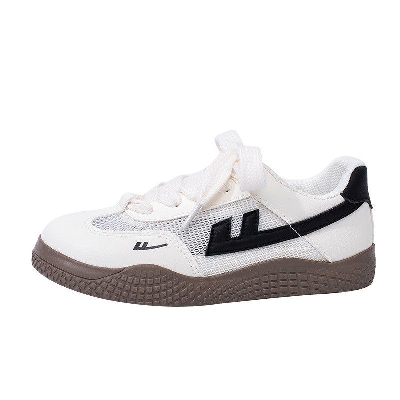 Zapatos de entrenamiento alemán estilo universitario amarillo jengibre zapatos casuales de suela suave para estudiantes nuevos zapatos bajos de todo fósforo para mujeres