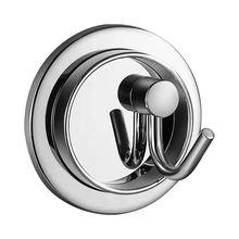 不锈钢衣帽钩隐藏式圆形卫生间衣钩酒店工程旋转挂钩浴室单钩批发