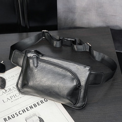Men's waist bag, chest bag, cross-body bag, casual bag, small cross-body mobile phone, Korean version, single shoulder men's bag, trendy men's small bag