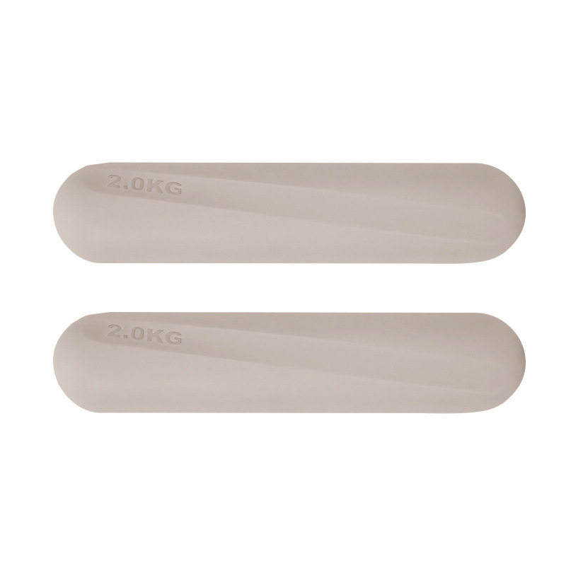 Dumbbell redondo de silicona fijo equipo de fitness yoga pilates entrenamiento de fuerza dumbbell redondo de silicona