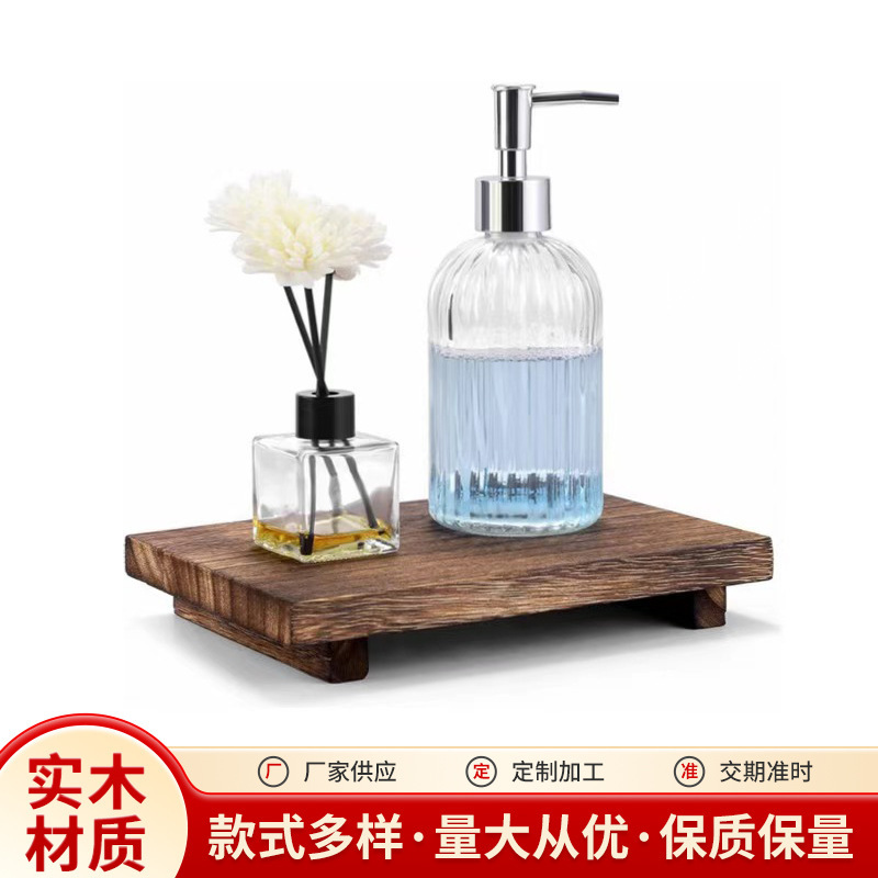 Bathroom Shower Gel Storage Rack Kitchen Storage Table Solid Wood Home Living Room Bedroom Desktop Storage Base Organizer Rack