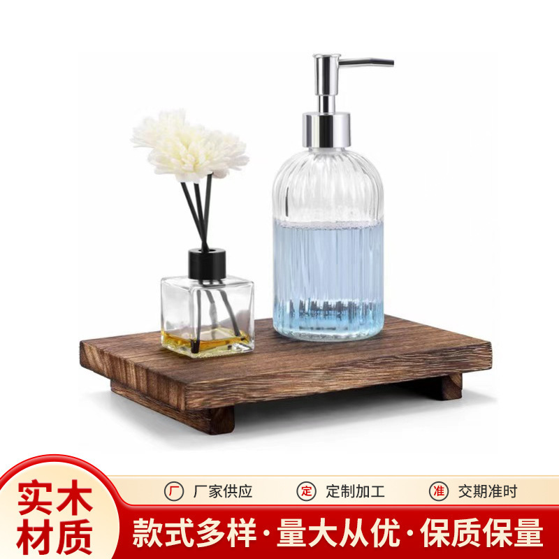 Bathroom Shower Gel Storage Rack Kitchen Storage Table Solid Wood Home Living Room Bedroom Desktop Storage Base Organizer Rack