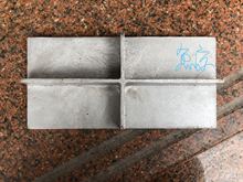 高周波压板 高频压板150x300mm 高频机压板 鞋材压板 十字铝压板