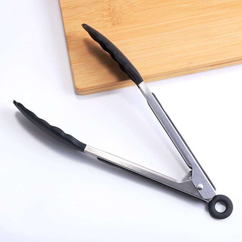 Barril de almacenamiento rojo todo incluido mango de silicona utensilios de cocina 10 piezas juego de utensilios de cocina antiadherente conjunto de cocina