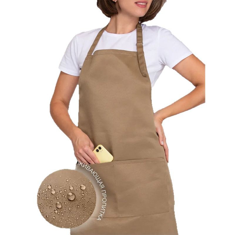 Transfronterizo Amazon poliéster halter delantal impermeable y antiincrustante panadería cafetería ropa de trabajo hogar cocina delantal