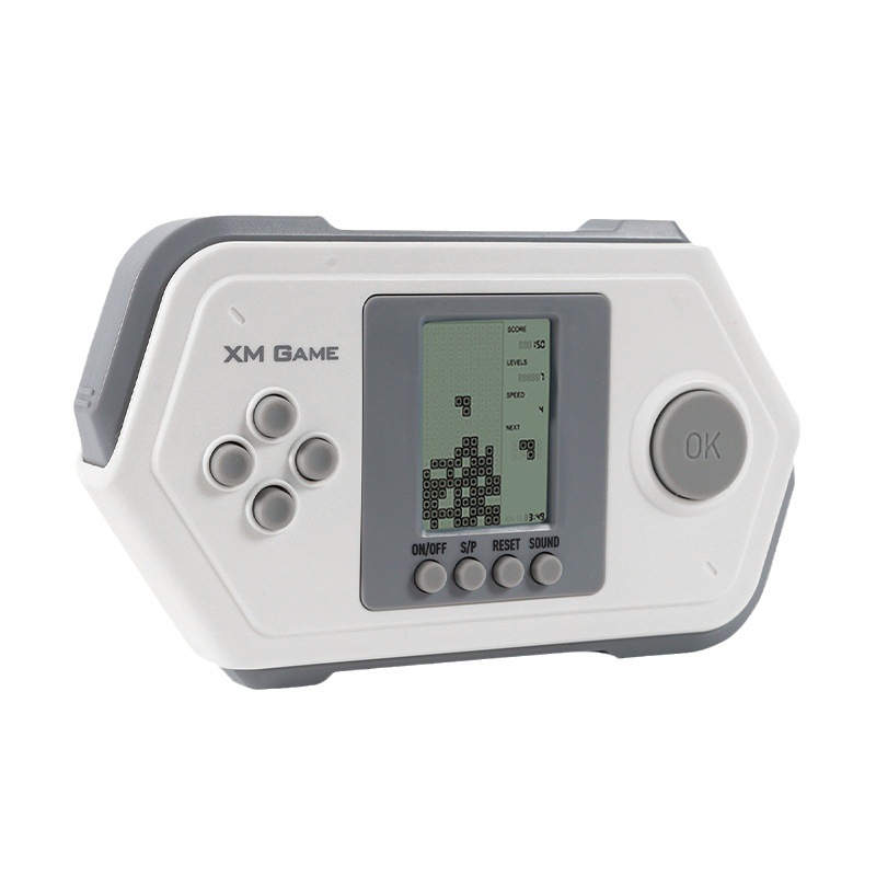Tetris, retro game console, nostalgia, old style