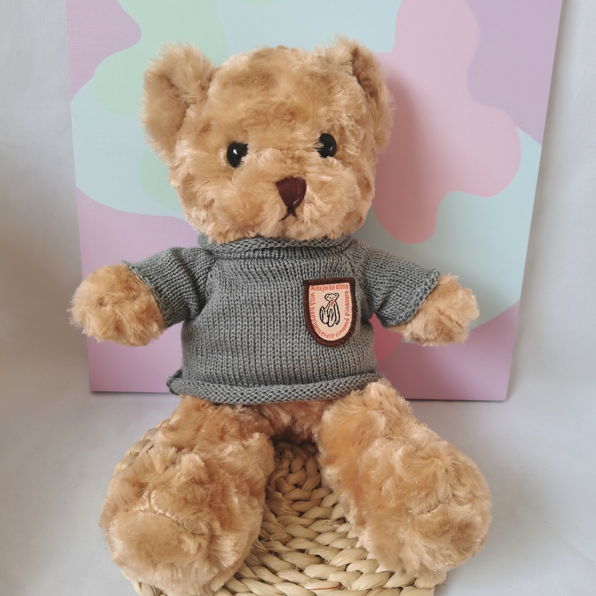 Oso de peluche vestido Oso de peluche muñeca Oso de trapo abrazo Panda juguetes de peluche regalos fabricantes al por mayor