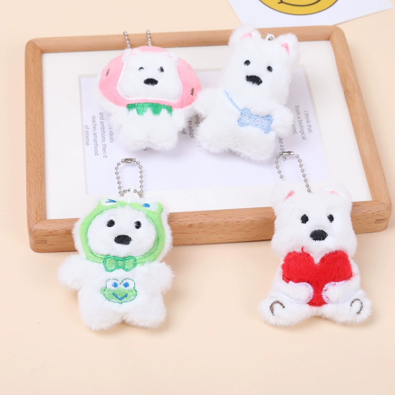 Взрывная милая западно-Хайлендская плюшевая игрушка школьная сумка скрипит подвеска брелок для одежды обувь кривая аксессуары