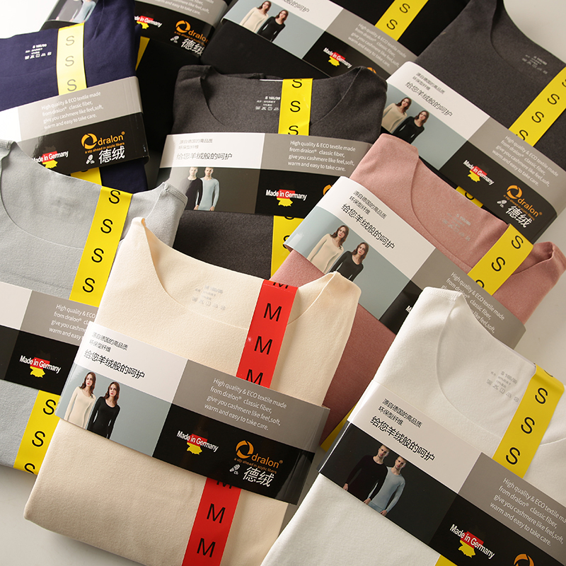 Double-Sided Thermal Seamless Underwear Set, Men's and Women's Fleece-Lined and Thickened Autumn Clothes and Pants