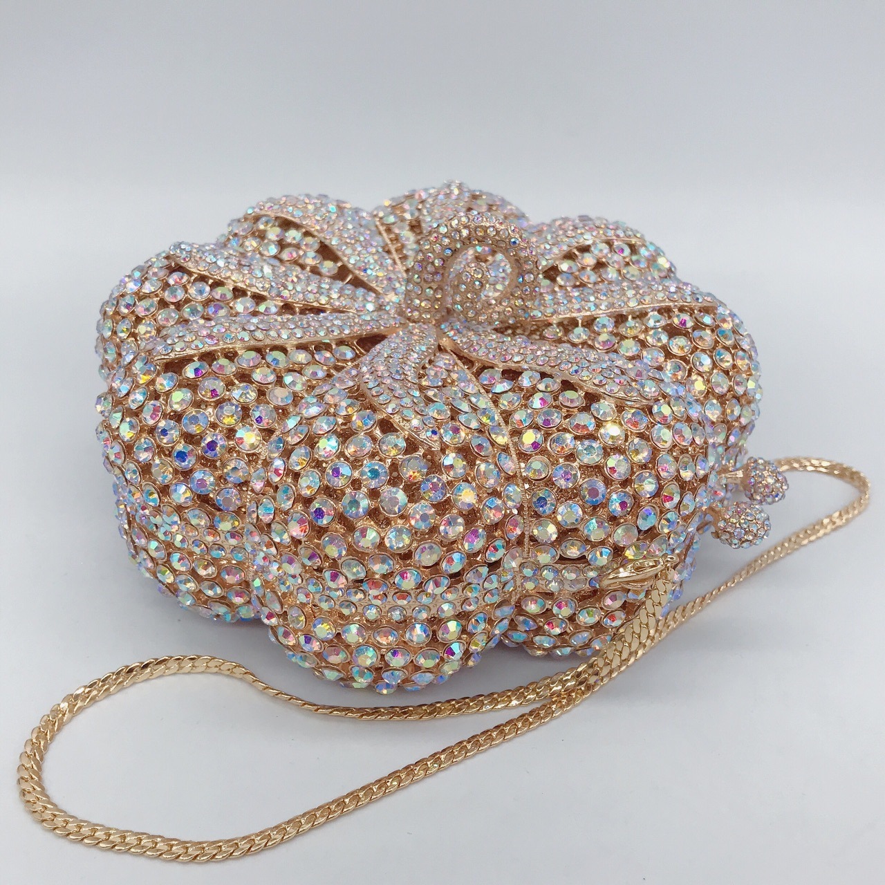 * bolsas de frutas y verduras de calabaza gemas bolsas de diamantes redondas bolsas de cena celebridades bolsas de diamantes bolsas de mano europeas y americanas bolsas de diamantes