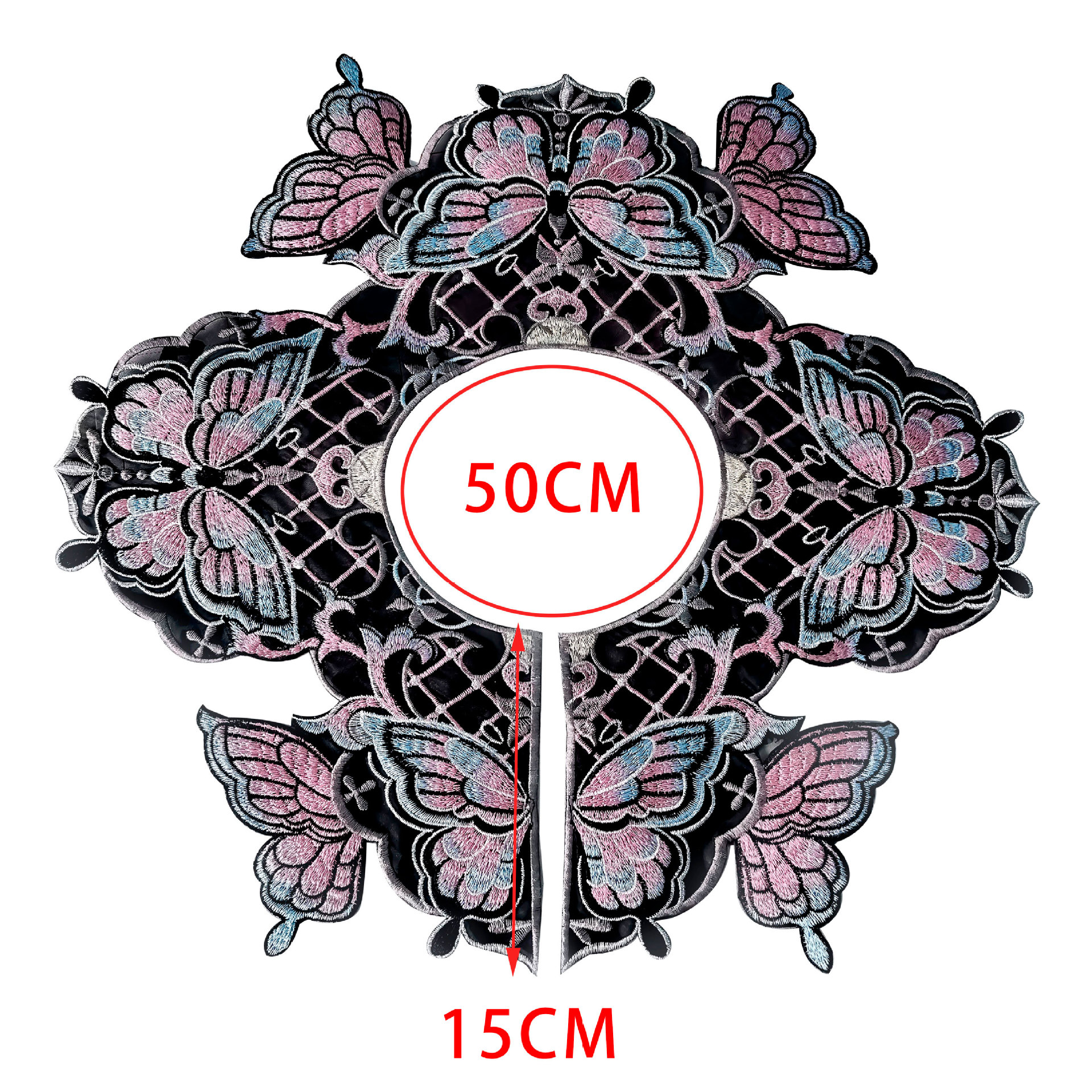 Nuevo bordado de mariposa púrpura collar chino adulto nube hombro otoño invierno nuevo estilo chino con falda de caballo accesorios de chaqueta image 6