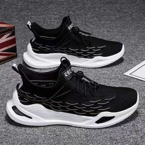 Spring new breathable casual sports shoes Korean style trendy lightweight fashionable and comfortable running shoes