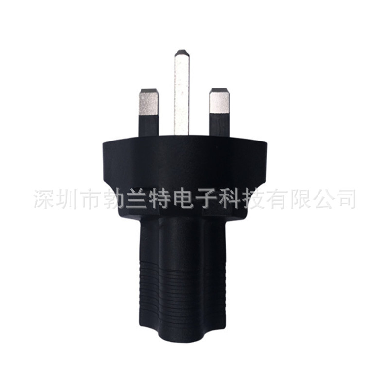 英标三方脚转美标两扁一圆转换插座适用于美国英国中国香港使用