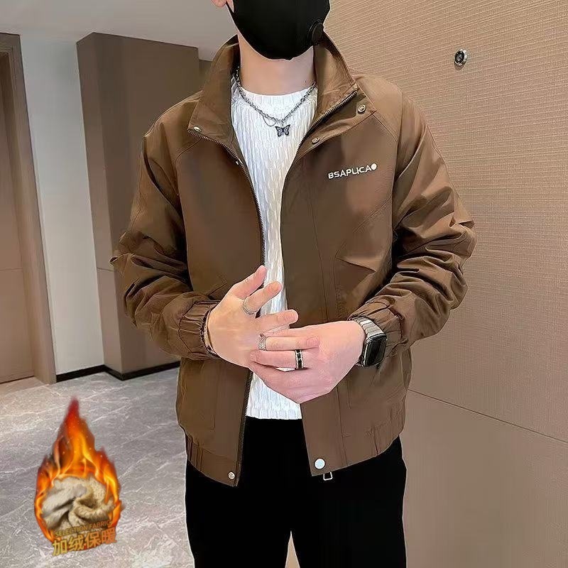 休闲爆款春秋季工装男百搭夹克小众高级感外套潮牌上衣|undefined