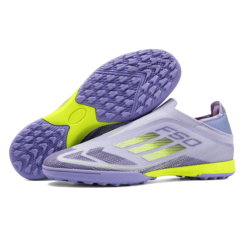 Zapatos de Fútbol de Corte Bajo F50 en Cuero Sintético y Caucho, para Césped Artificial