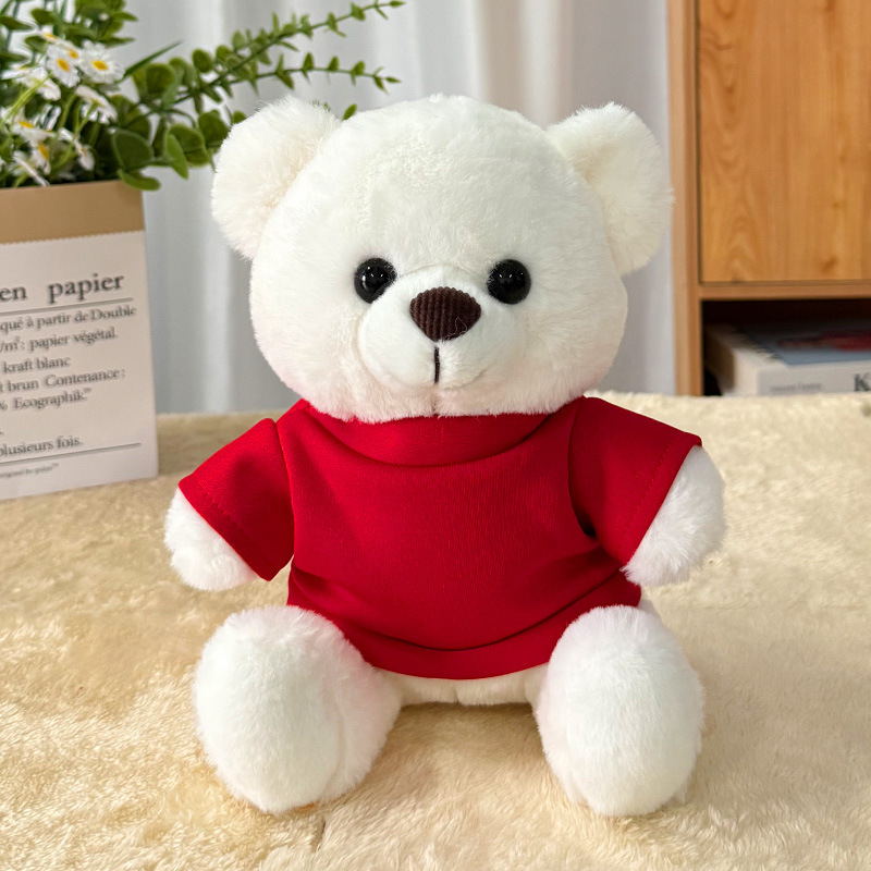 Suéter transfronterizo Teddy Bear muñecas muñecas juguetes de peluche actividad de publicidad LOGO impresión regalos de graduación escolar