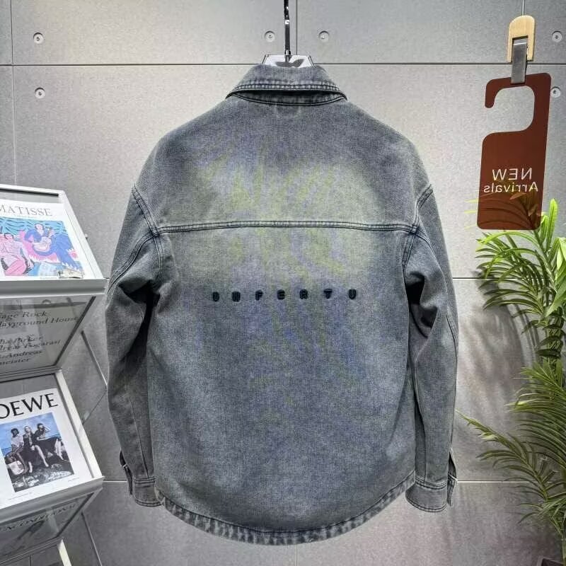 Herren Jeansjacke Im Used-look Für Einen Modernen Stil_voghion.com