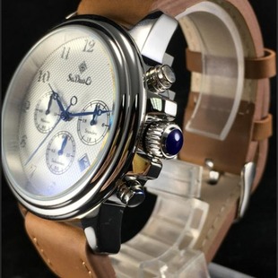 Wholesale Cross-Border Export Full Stainless Steel Quartz Watch Multifunction Sports Watch Manufacturers Watch Oem Oem